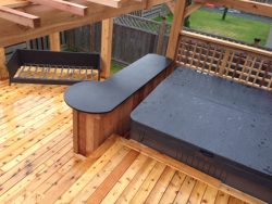 Hot tub and Deck